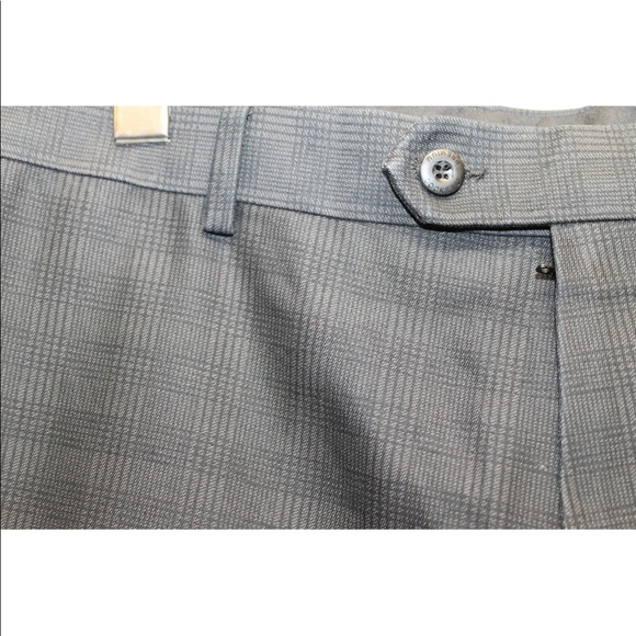 Classic Flat Front Dockers Men Pants Black Chinos Plaid 34x30 100% Cotton Relax - Picture 4 of 11